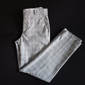 Calvin Klein Youth Boys Dress‎ Pants Plaid, Checkered Gray Size 16 EUC